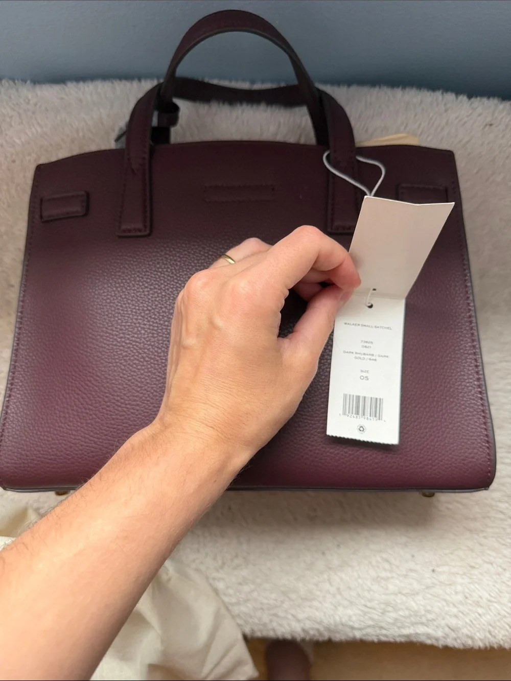 Tory Burch structured pebbled